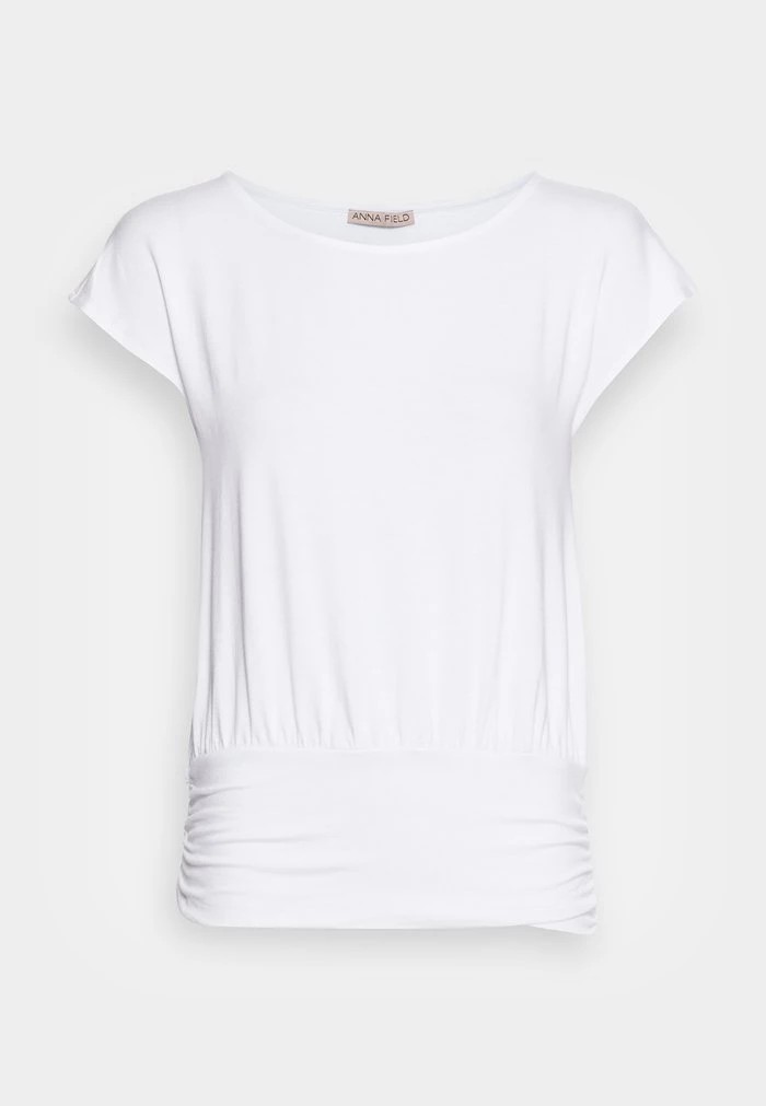 T-Shirt ANNA FIELD Anna Field Basic T-shirt Blanche Femme | SIV-3862484